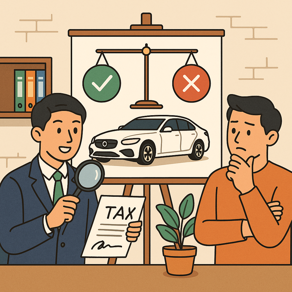 안양 세무조사전문 수입차 리스의 세무상 장단점