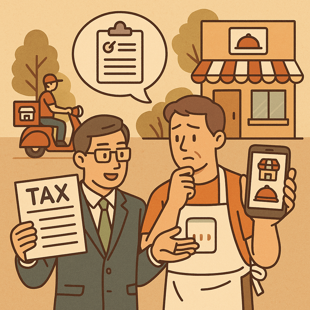 안양 상증세 지역 맛집 배달 플랫폼 입점 시 세무 유의사항