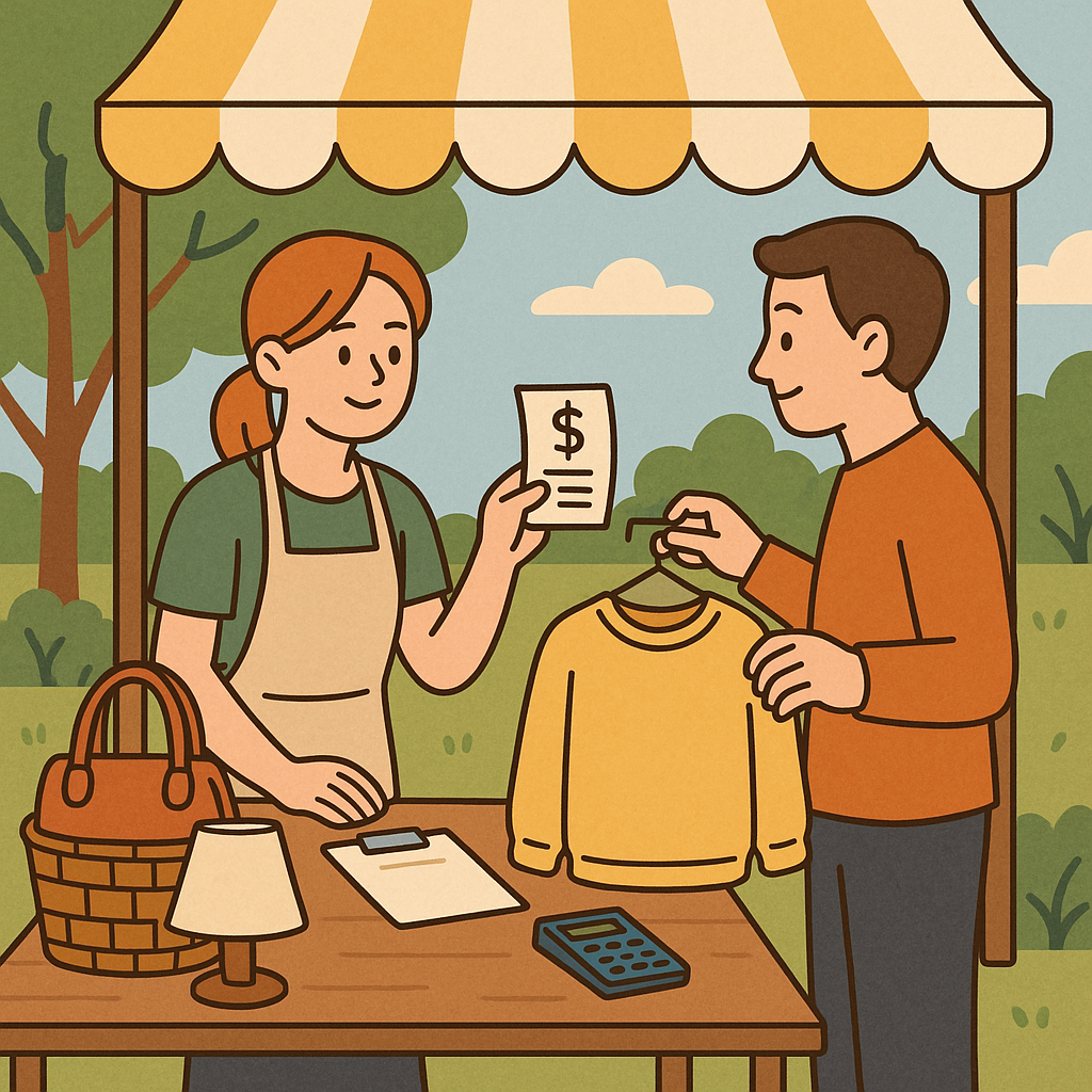 과천 상속세 플리마켓 판매자 현금영수증 처리 요령