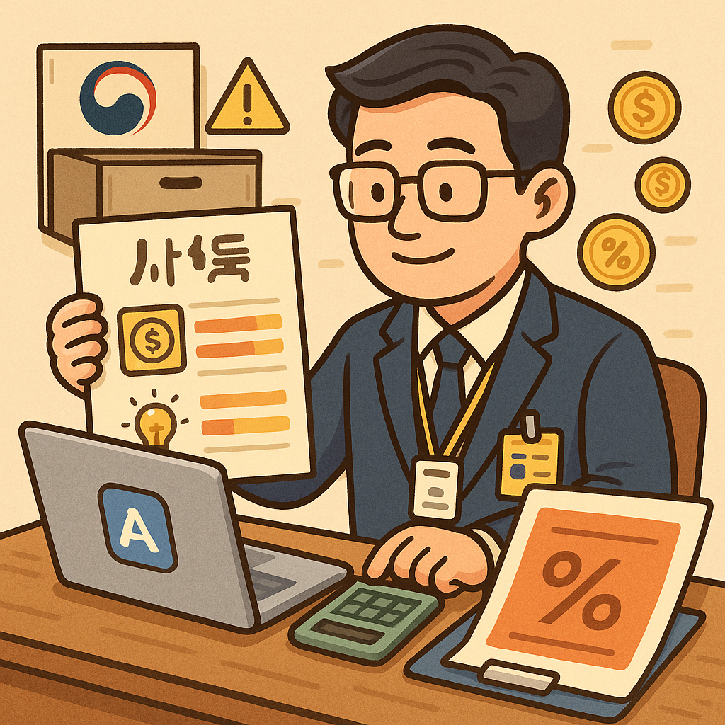 의왕 국세청출신 앱 개발자 소득 분류 및 세금