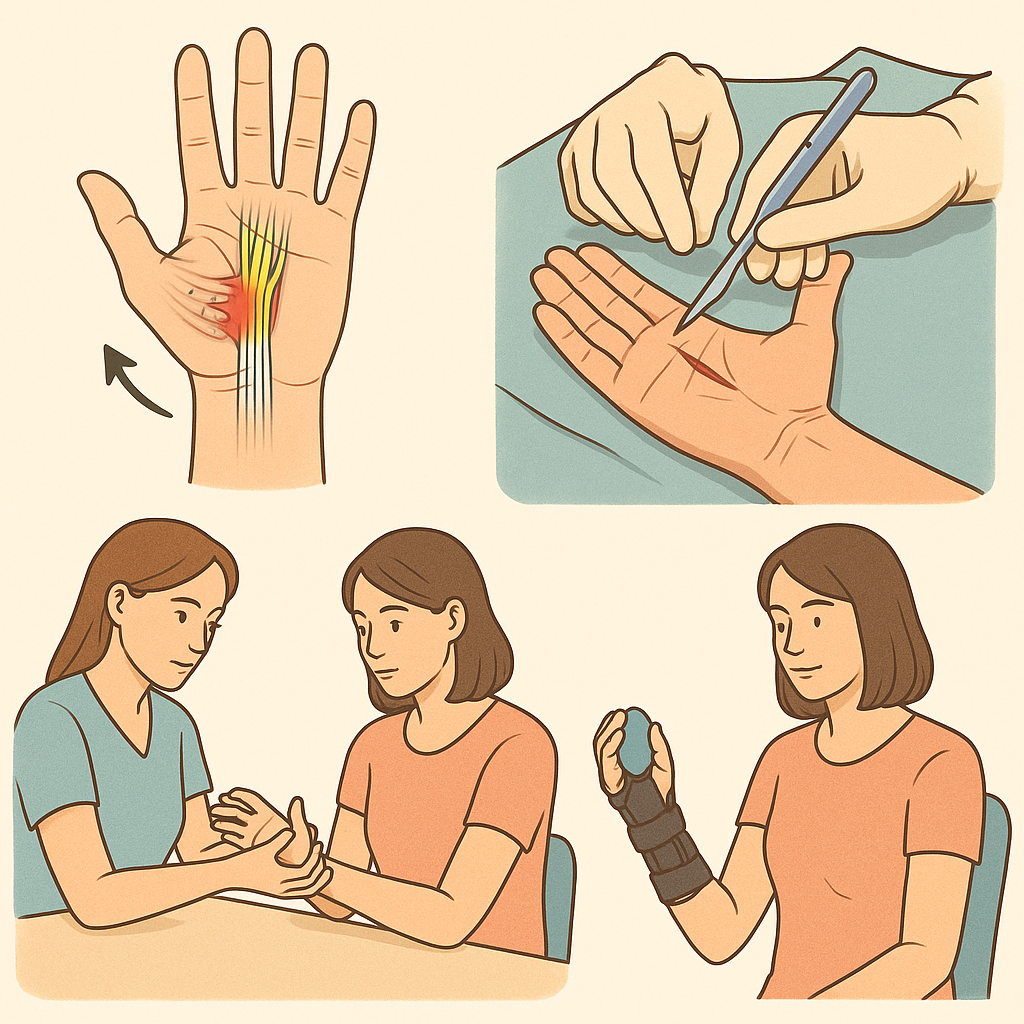 손목 터널증후군 수술, 시기와 수술 후 재활프로그램 정리