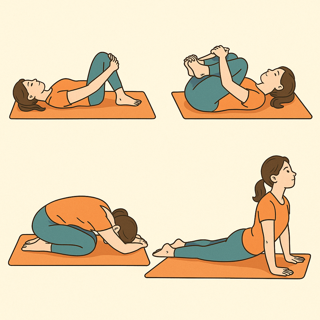 허리 근육 이완운동, 하루 5분 스트레칭으로 통증 줄이기