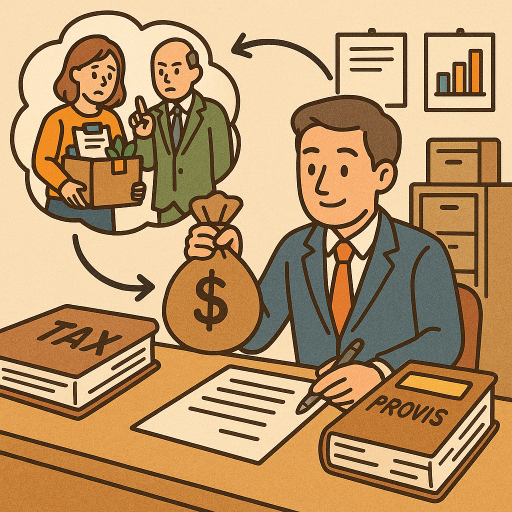 해고충당금 세무 인식 시점