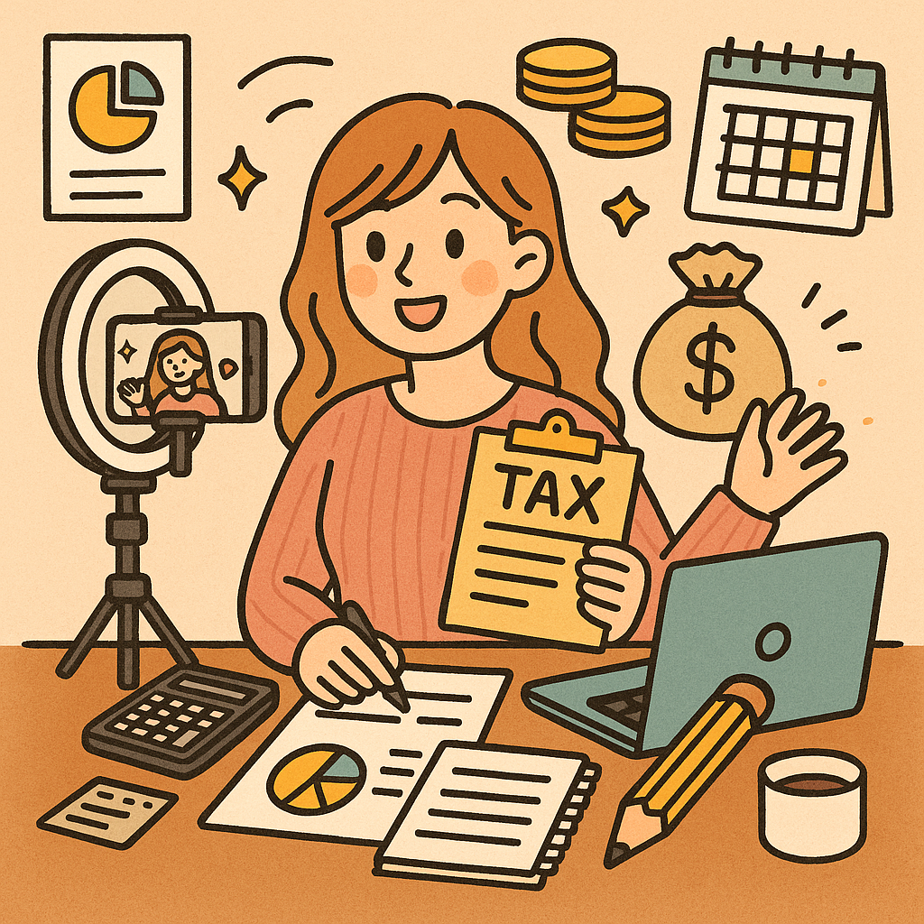 SNS 인플루언서 세금준비 꿀팁