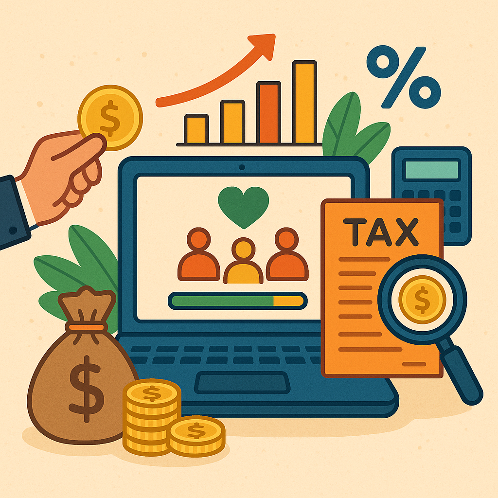 크라우드펀딩 투자 시 발생하는 세금 안내