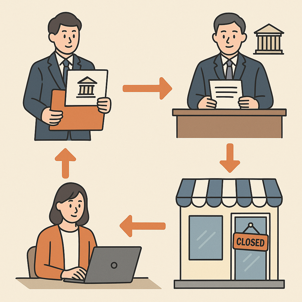 사업자 휴·폐업 신고 절차