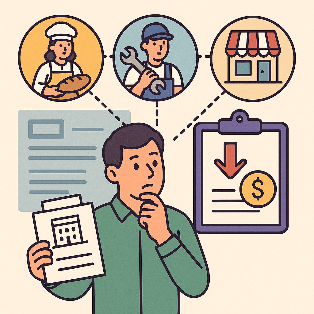 사업자 등록 시 업종 선택이 세금에 미치는 영향