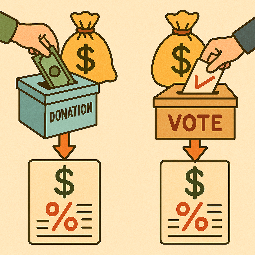 기부금 공제와 정치후원금 세금 차이