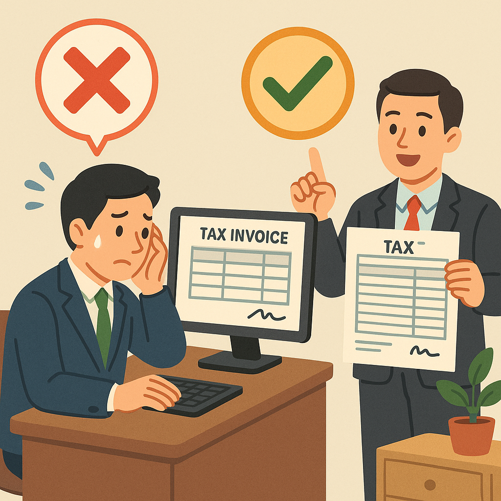 법인명의 전자세금계산서 발행 실수 사례와 해결책