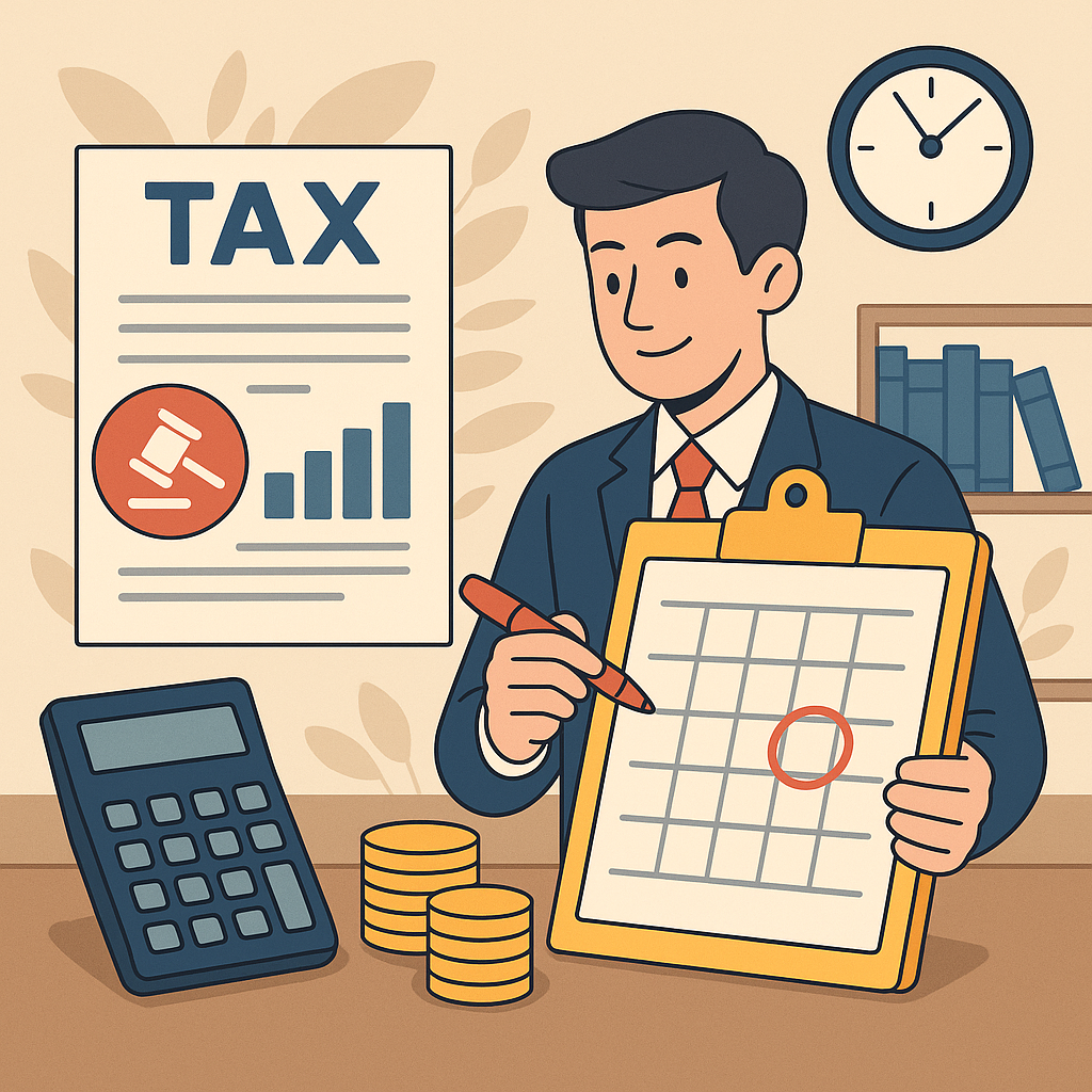 가산세를 피하기 위한 세무 일정 관리 요령