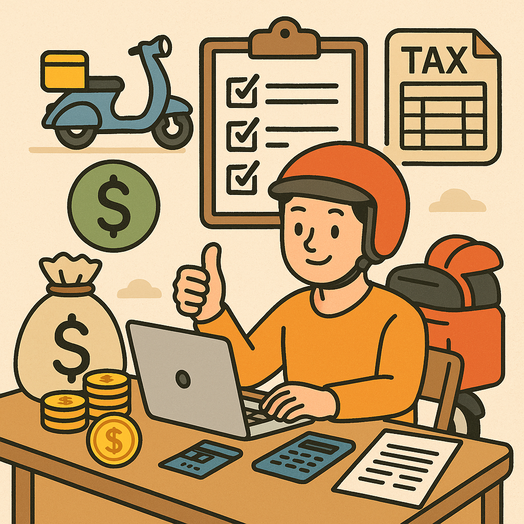 배달업 개인사업자를 위한 절세 가이드