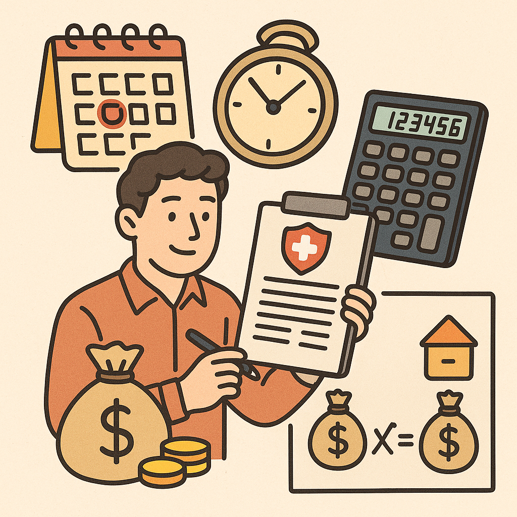 개인사업자 건강보험료 조정 시기와 계산법