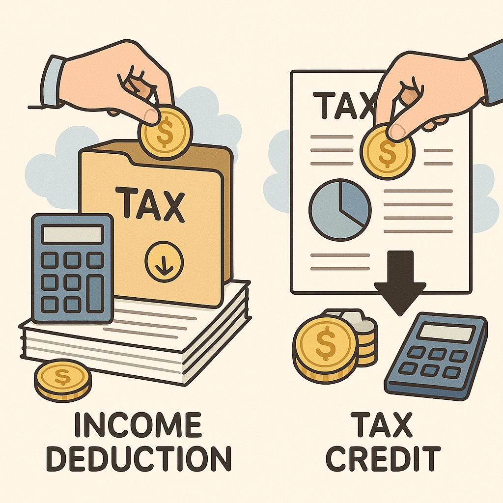 소득공제와 세액공제의 개념 정리