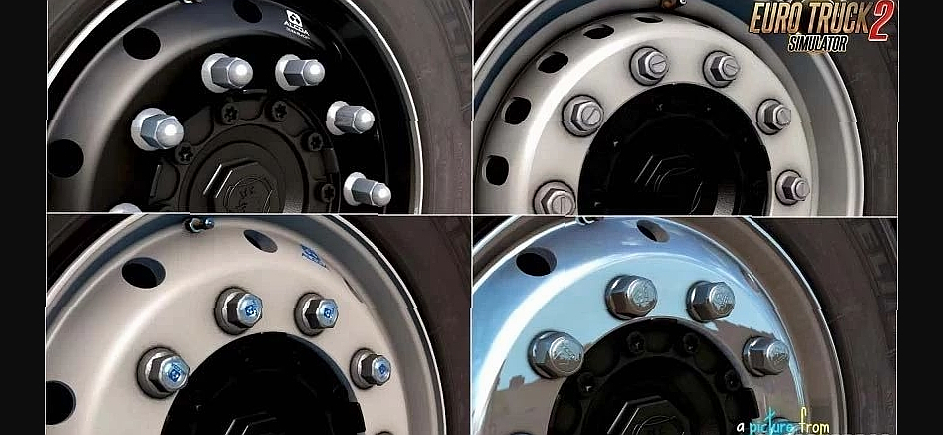 МОД Abasstreppas Wheel Pack v4.3 ДЛЯ EURO TRUCK SIMULATOR 2