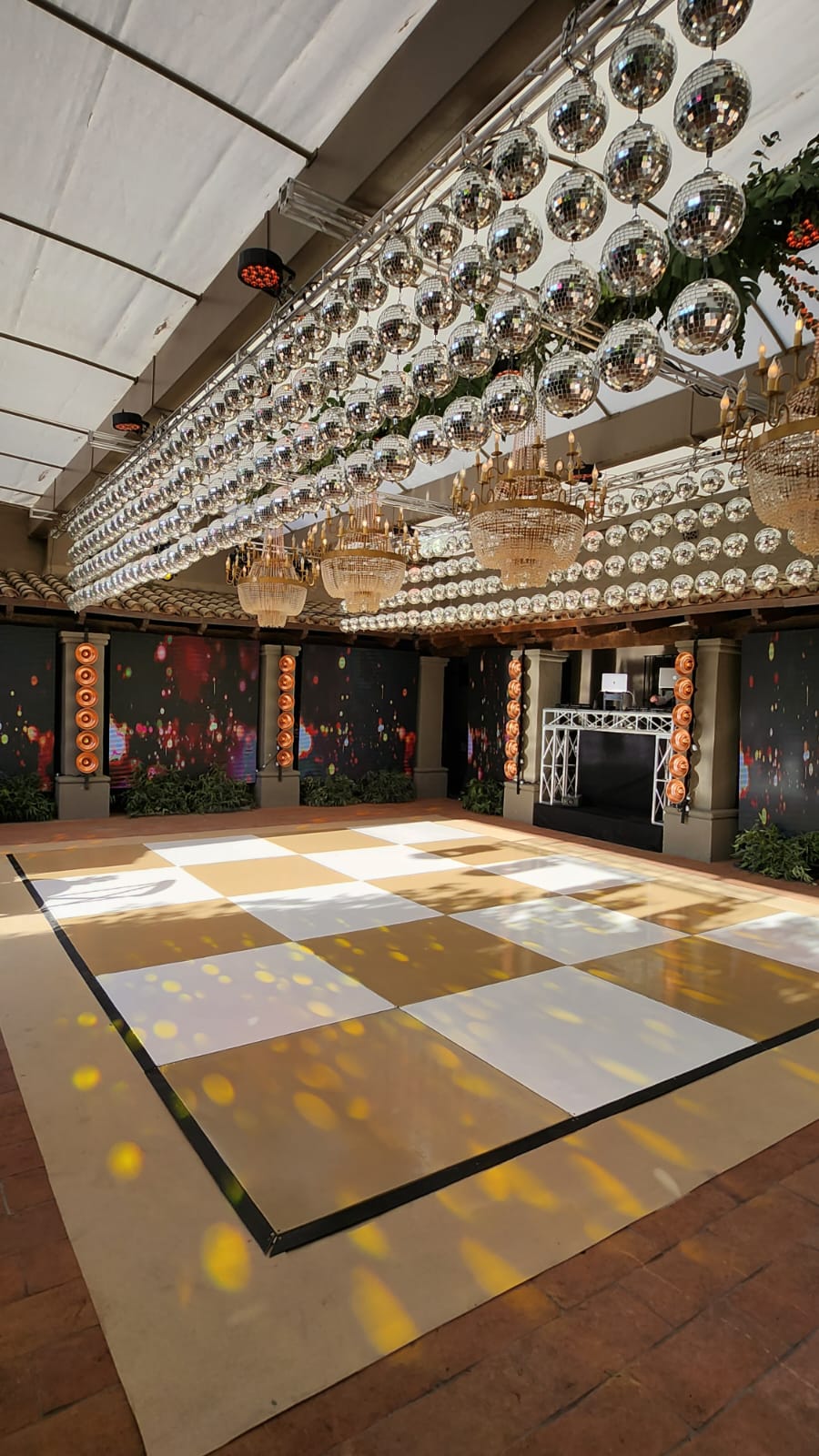 Pista de baile pintada