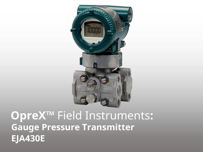 EJA430E Montaje tradicional Transmisor de presión con manómetro