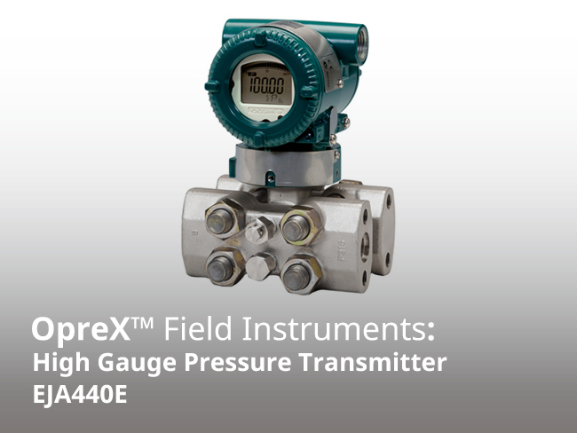 EJA440E Montaje tradicional Transmisor de presión de alto manómetro