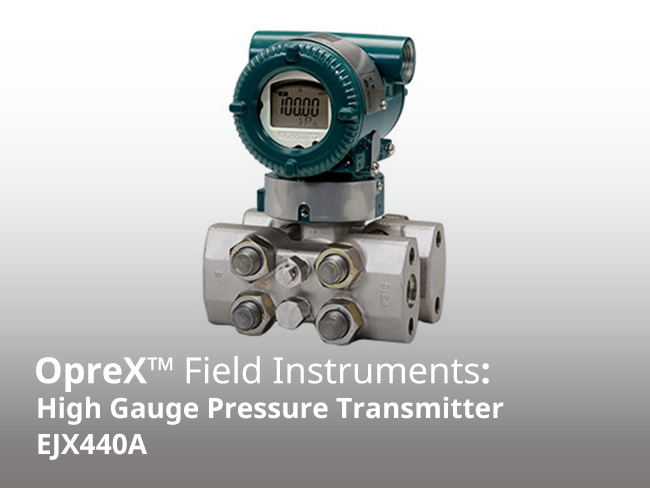 EJX440A Montaje tradicional Transmisor de presión de alto manómetro