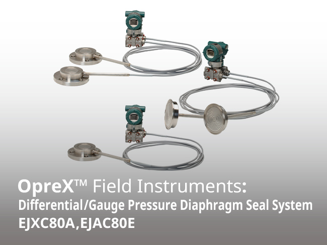 EJXC80A, EJAC80E Differential / Gauge Pressure Diaphragm Seal System