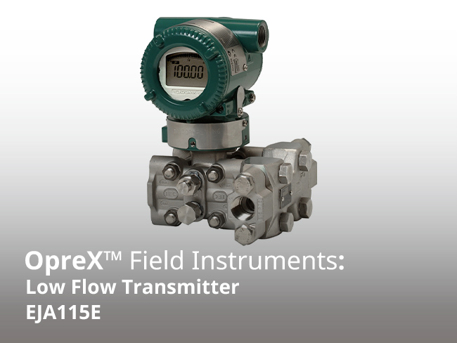 Transmisor de flujo bajo EJA115E