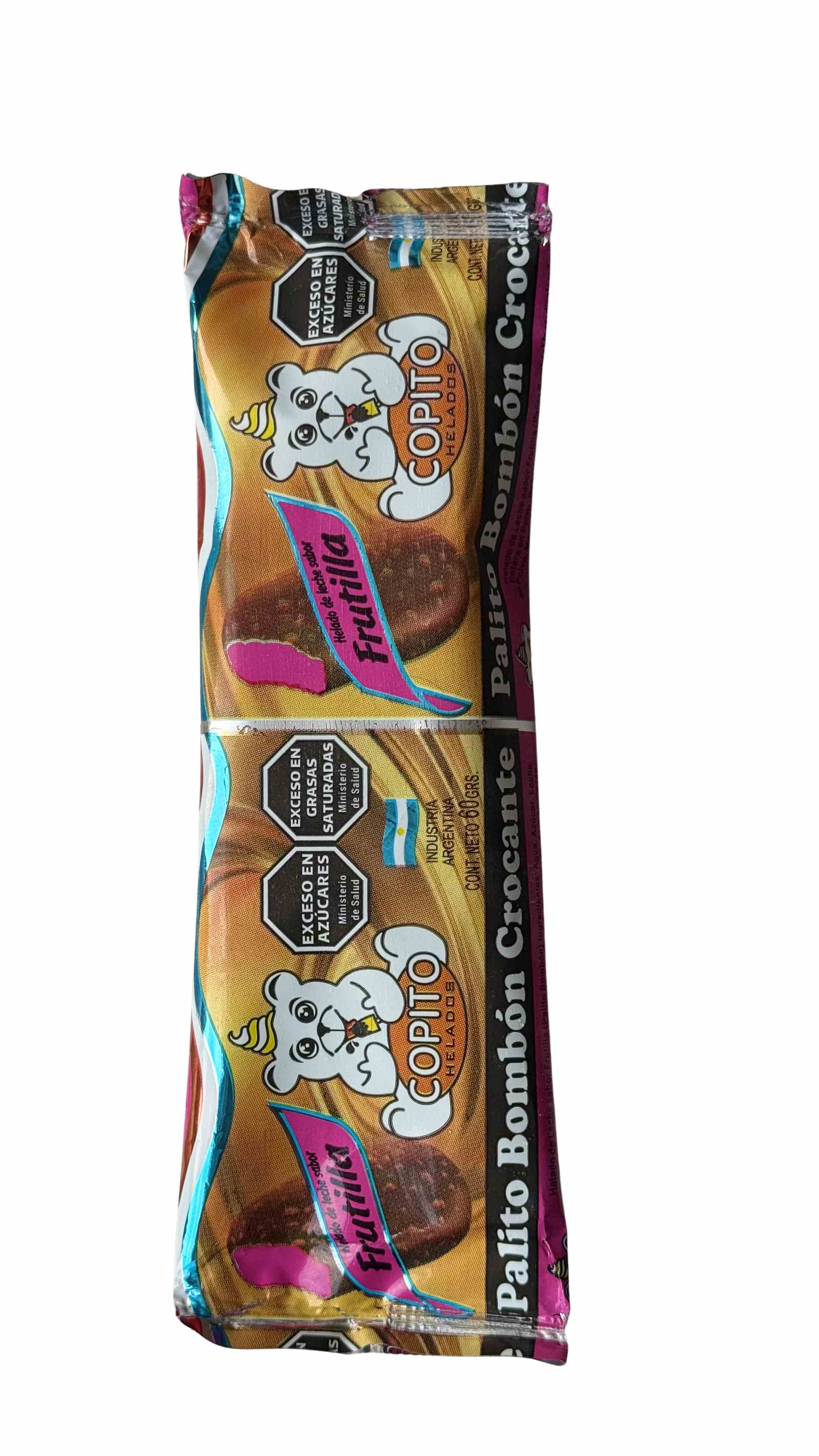 Palito Bombón Crocante - Frutilla