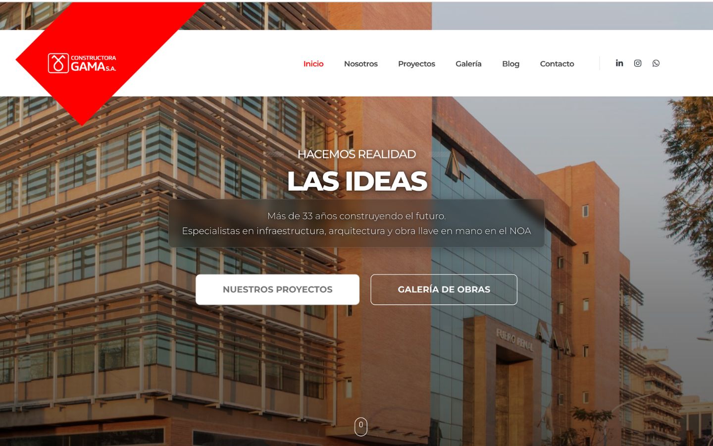 Sitio Web para Constructoras