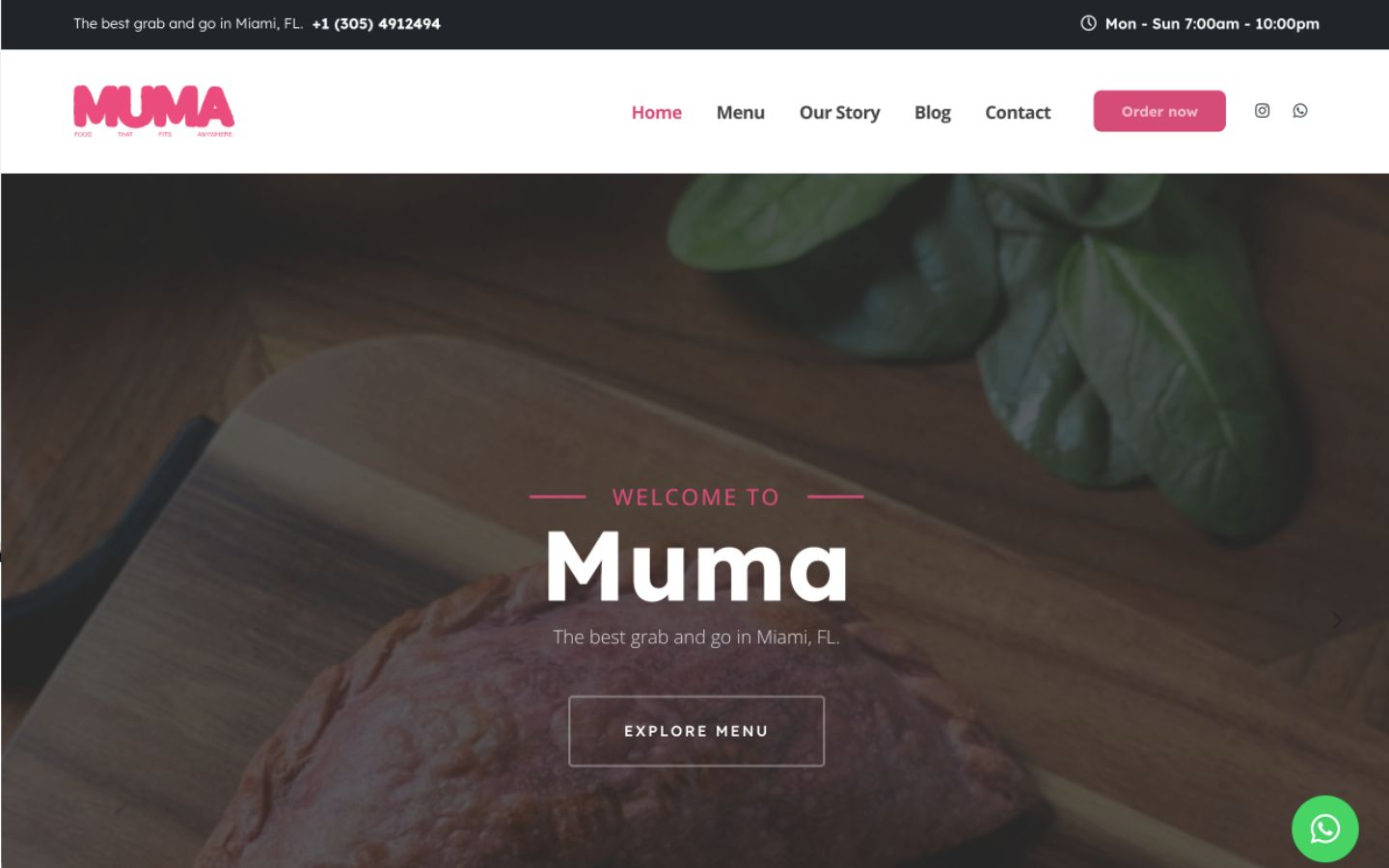 Sitio Web para Restaurantes y Bares
