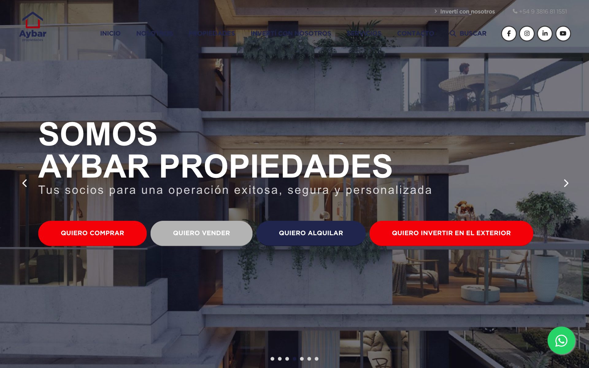 Sitio Web para Inmobiliarias