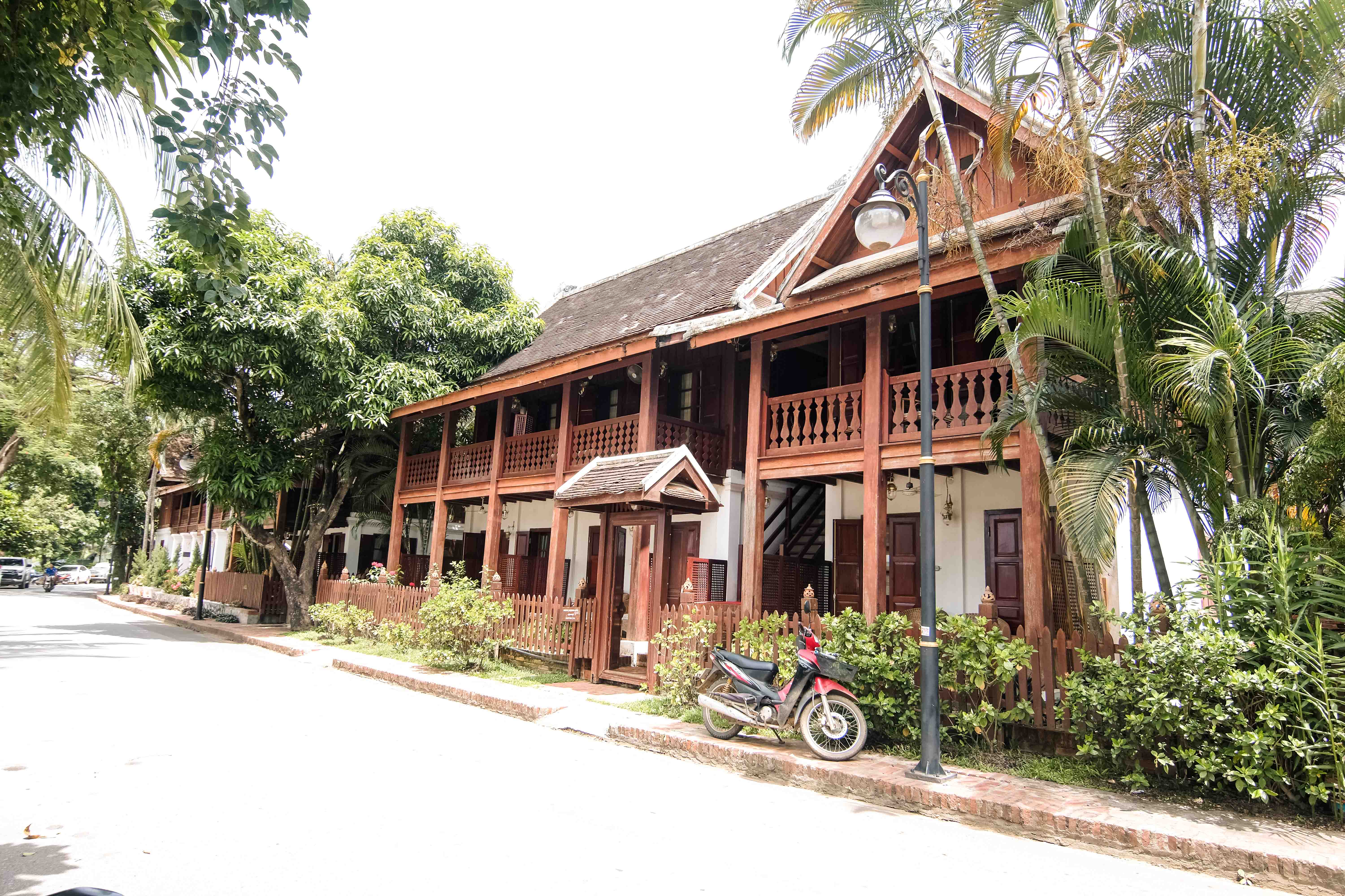 Traditional Lao wooden heritage house in Luang Prabang World Heritage city Traditional Lao wooden heritage house in Luang Prabang World Heritage city