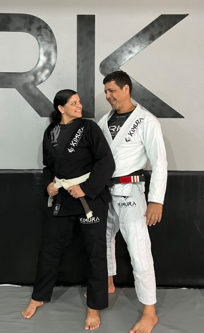 Mestre Ricardo Kimura e sua esposa Sheila