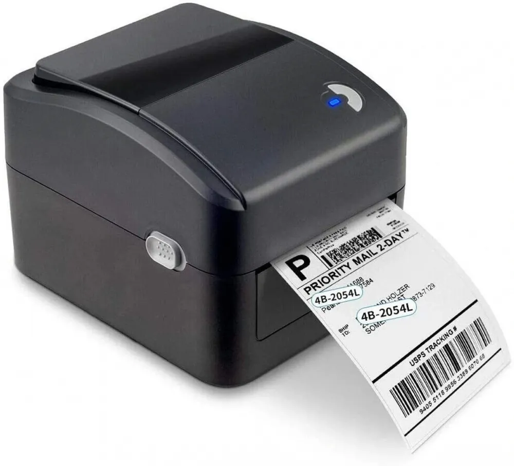 Xprinter BarCode 420B: طابعة ملصقات حرارية مباشرة للشحن والتجزئة بعرض 10 سم