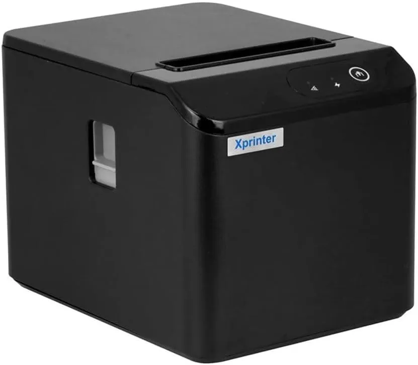 طابعة إيصالات حرارية Xprinter T80Q بمنفذي USB و LAN