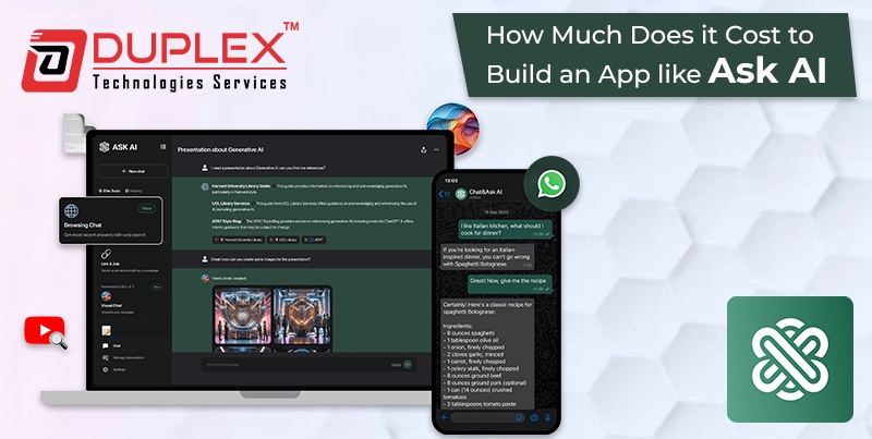Cost to Build an app like Ask AI Search Engine