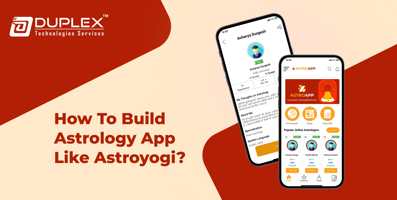 How to build Astrology App Like Astroyogi