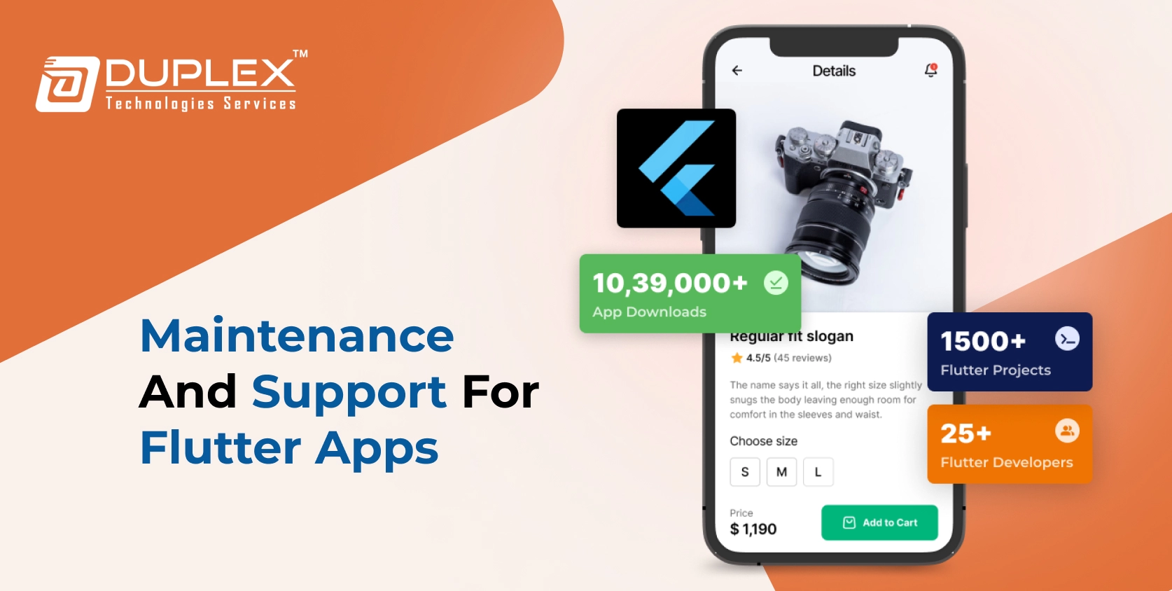 Maintenance and Support for Flutter Apps