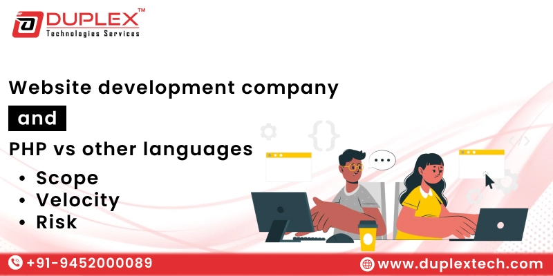 Website development company and php vs other languages: scope, velocity, and risk