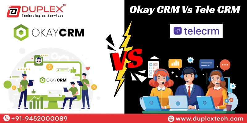 Okay CRM vs Tele CRM: