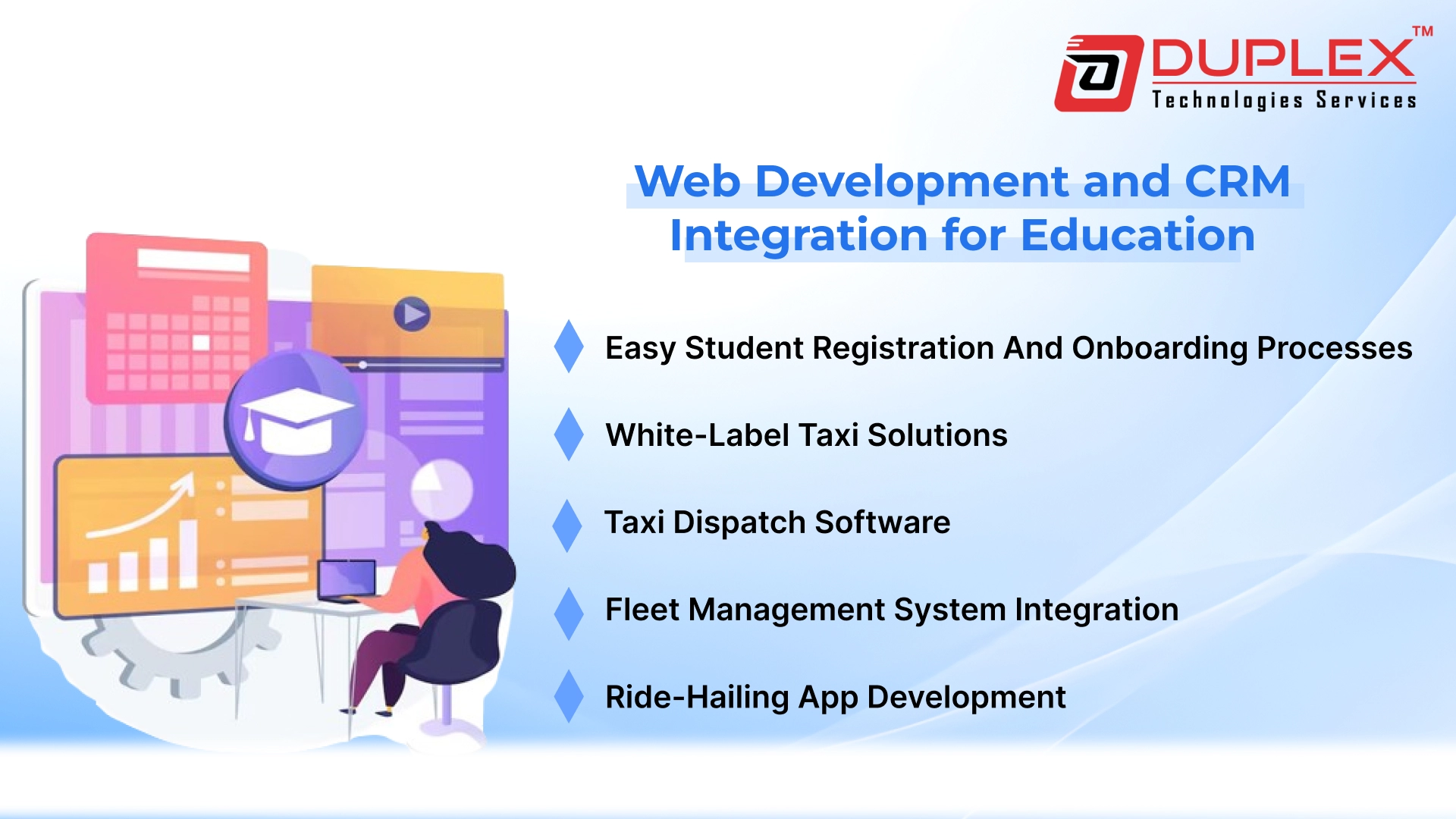 Web Development and CRM Integration for Education