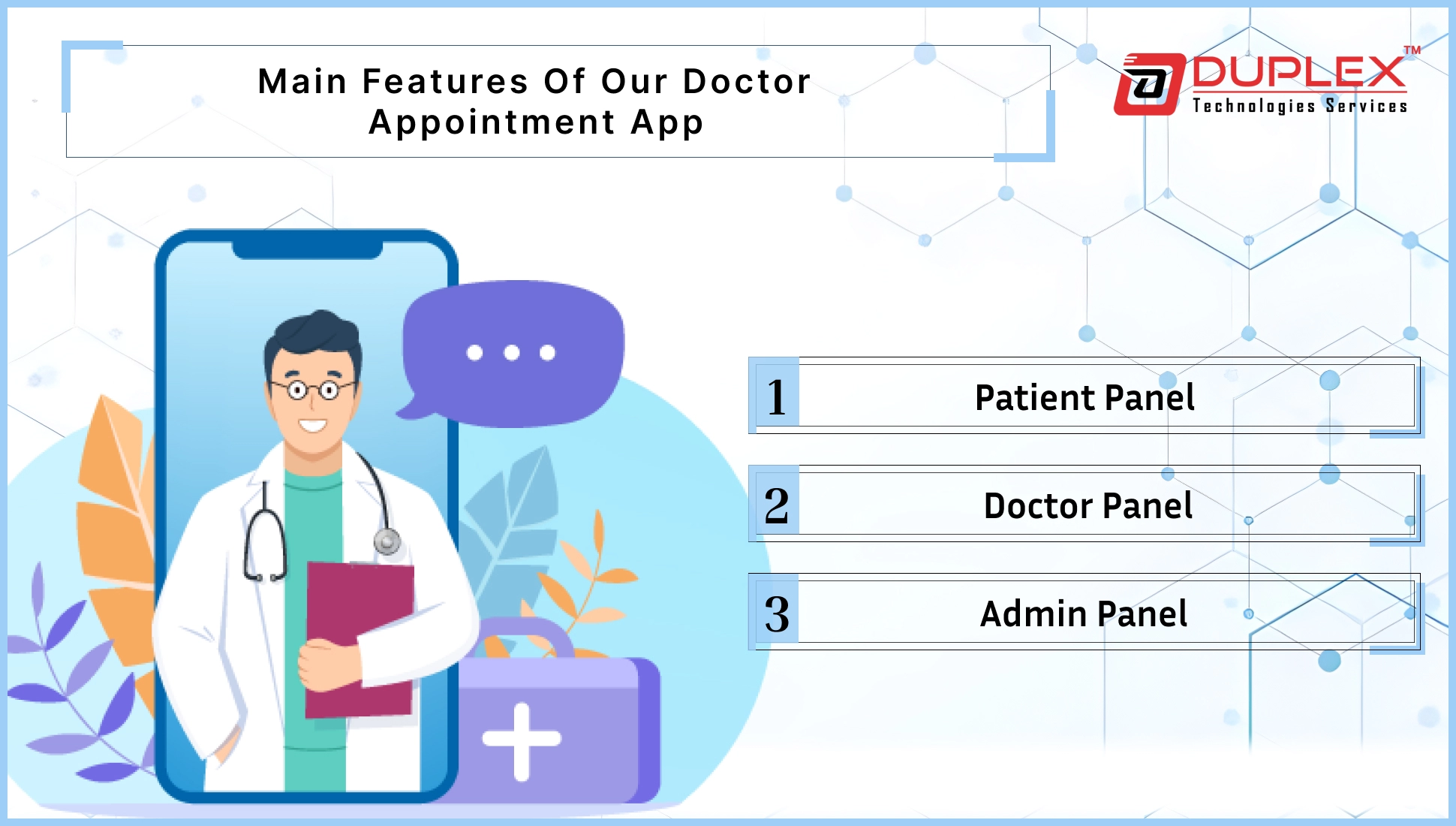 Main Features of Our Doctor Appointment App