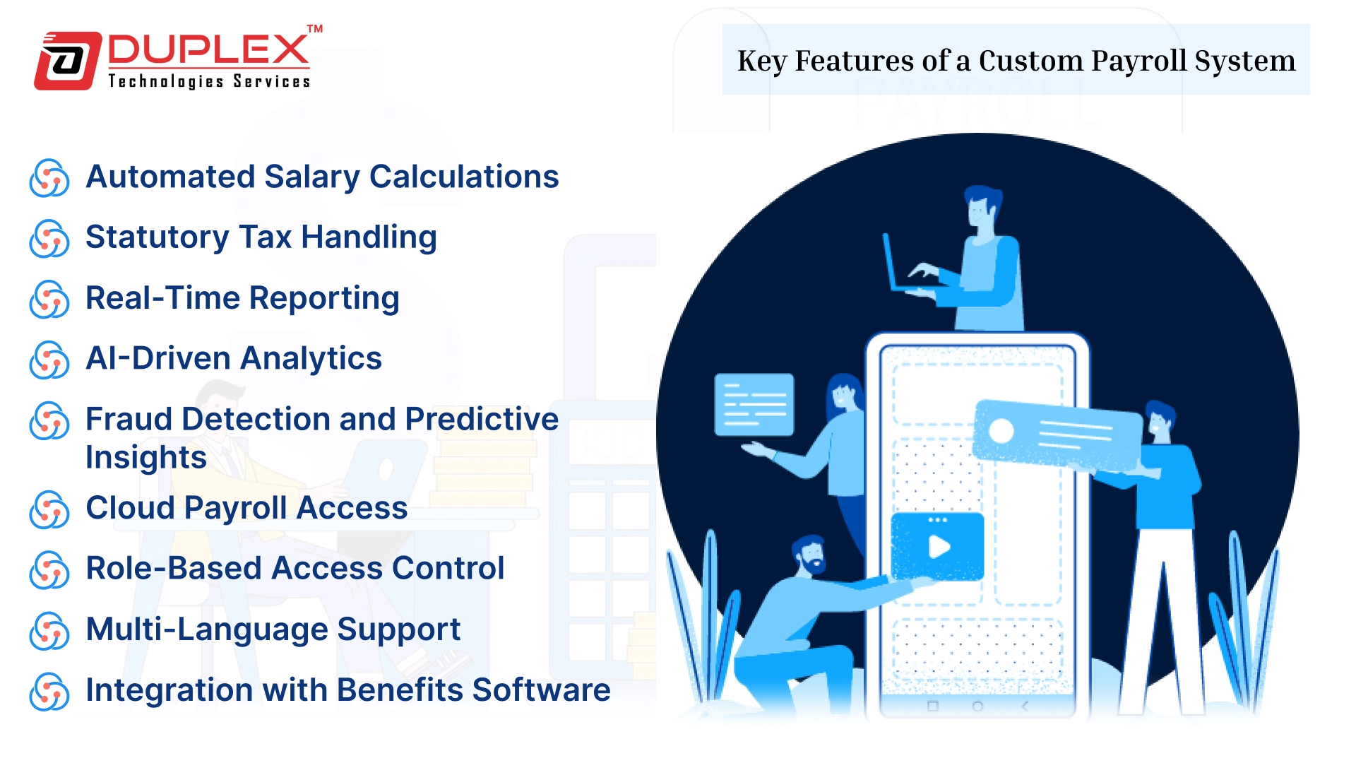 Key Features of a Custom Payroll System