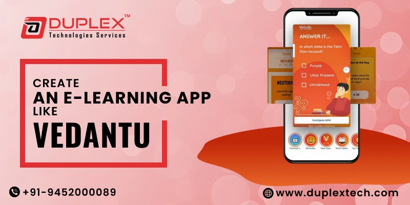 Create an E-Learning App Like Vedantu