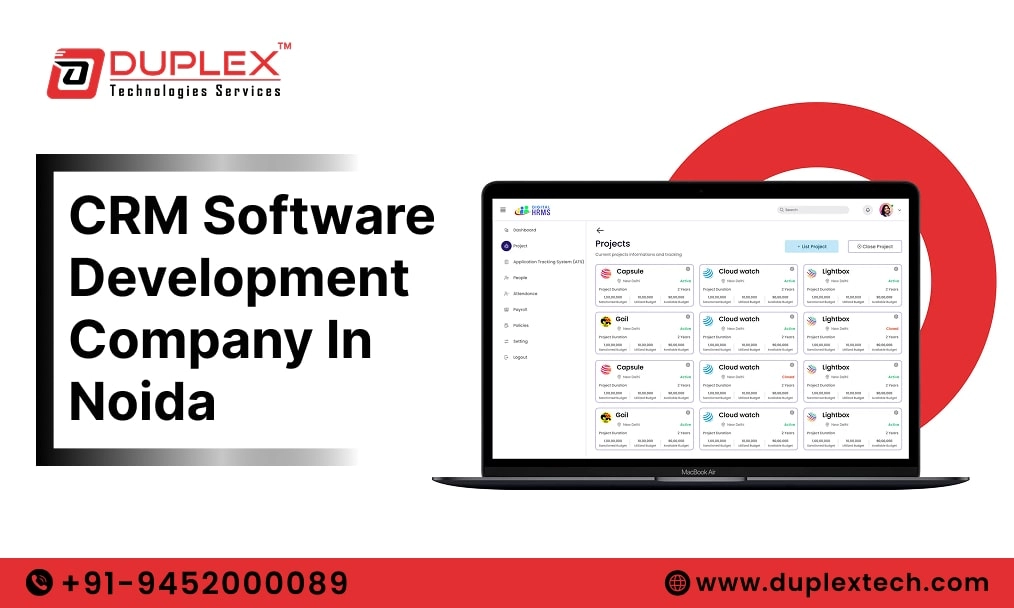 CRM Software Development Company in Noida