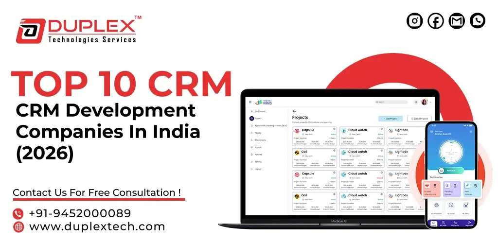 Top 10 CRM Development Companies in India (2026)
