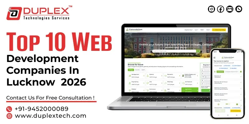 Top 10 Web Development Companies in Lucknow
