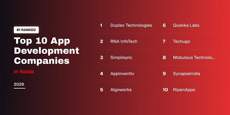 Top 10 App Development Companies in Noida 2026