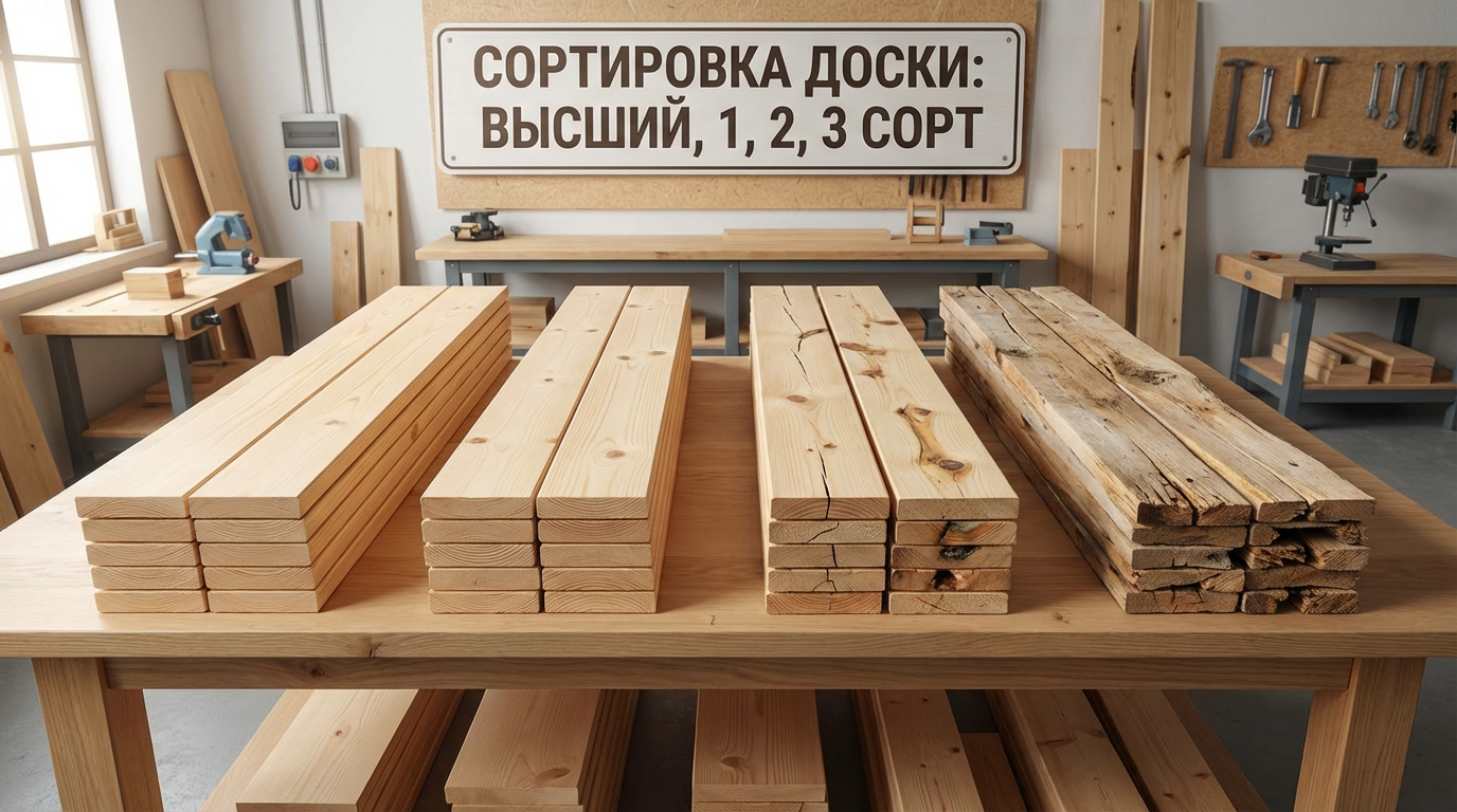 Примеры сортировки обрезной доски по качеству