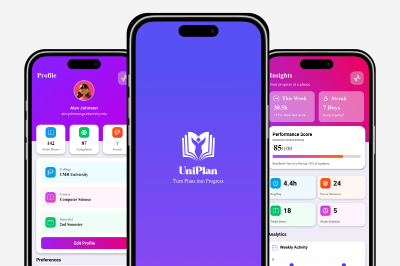 UniPlan Mobile App