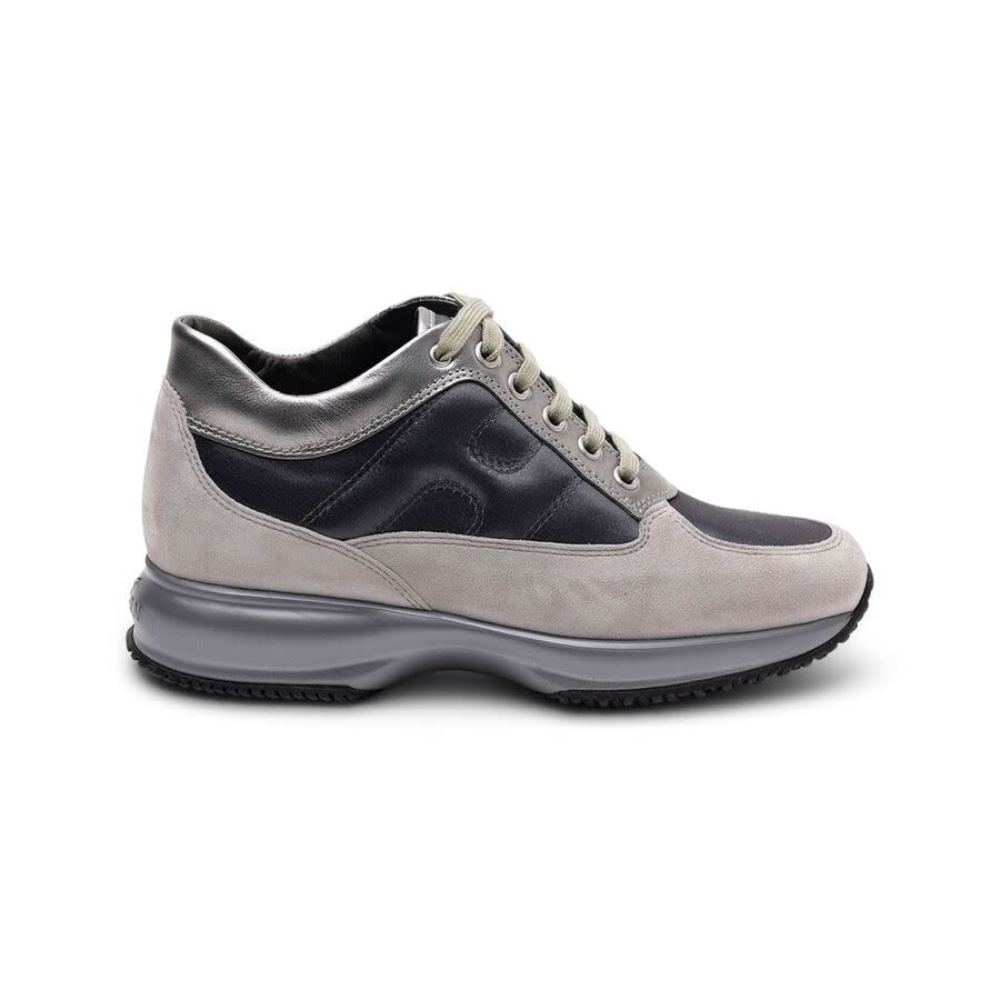 Hogan Womens Grey Loafer Sneakers