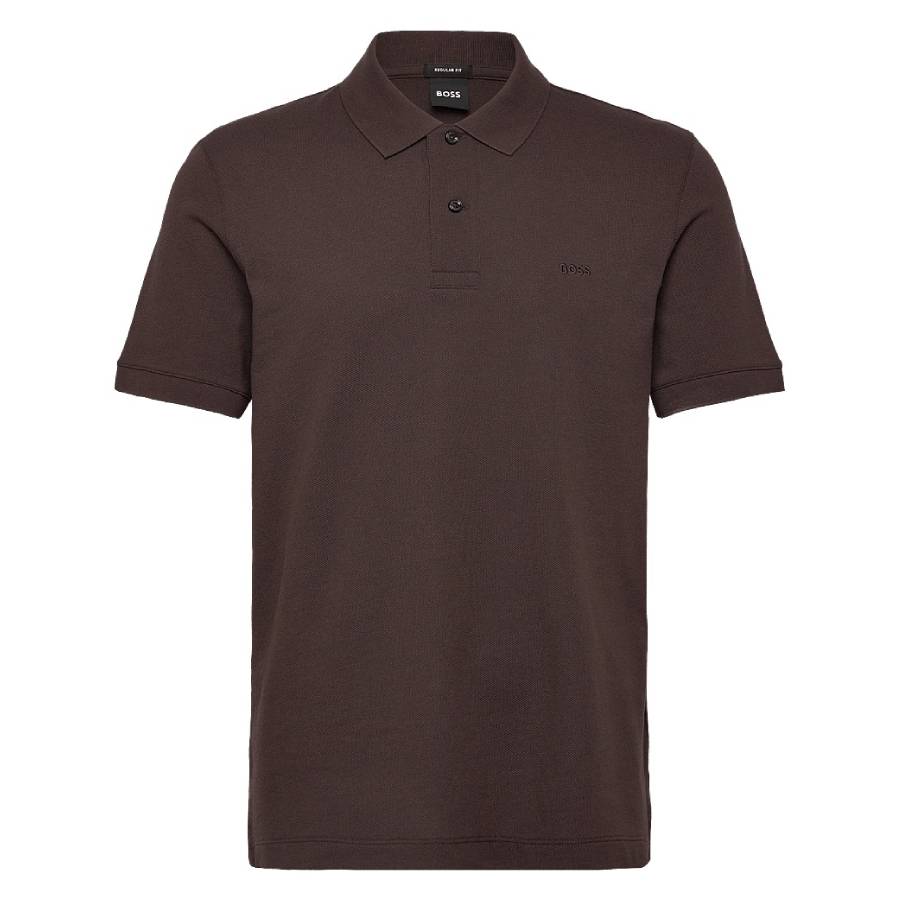Hugo Boss Pure Cotton Polo Shirt With Chest Logo