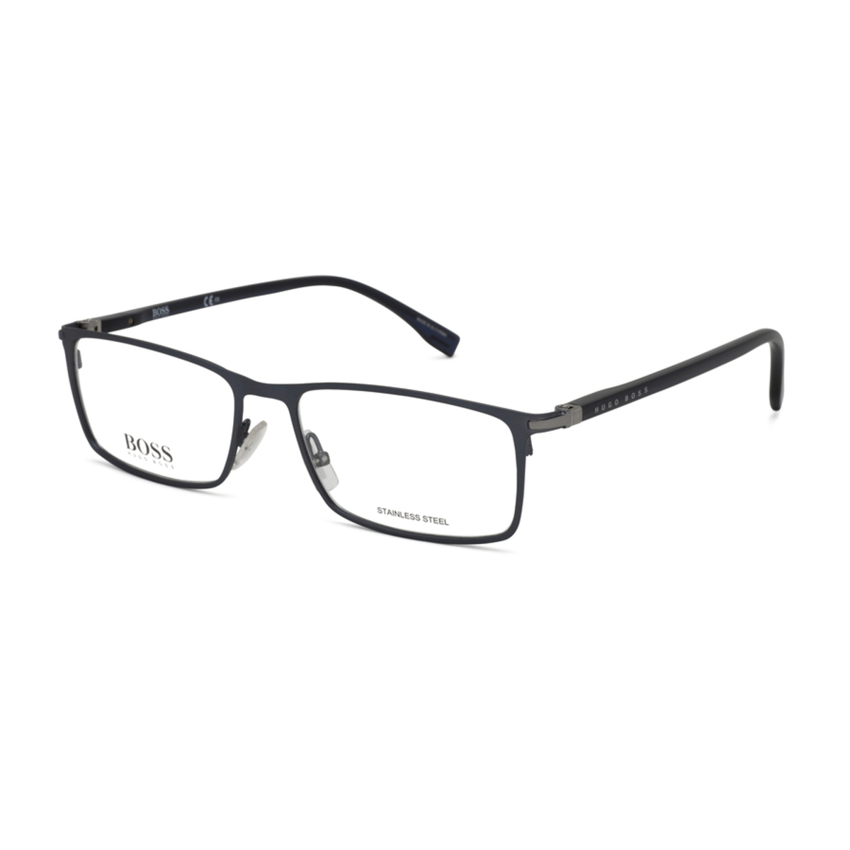 Hugo Boss Mens Blue Rectangular Eyeglass Frames 10060FLL0057